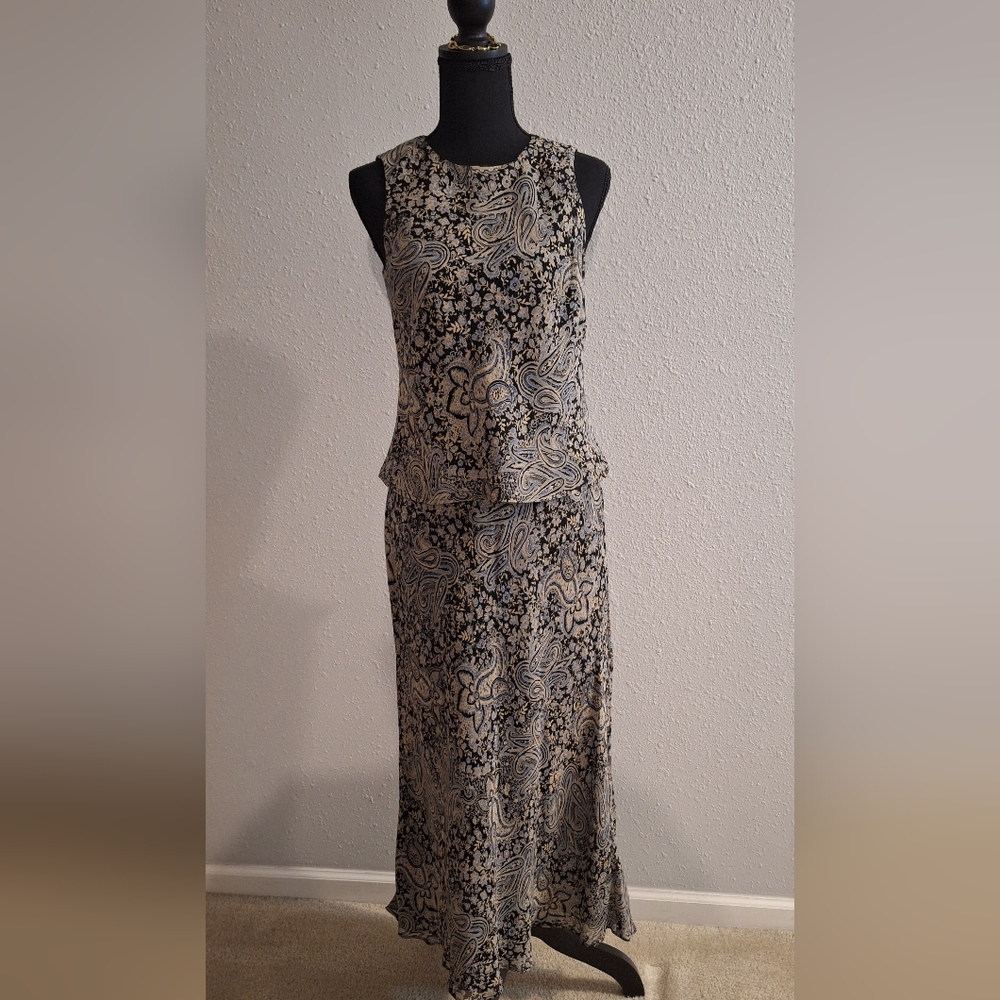 Ann Taylor Blue Skirt Set with Elegant Design